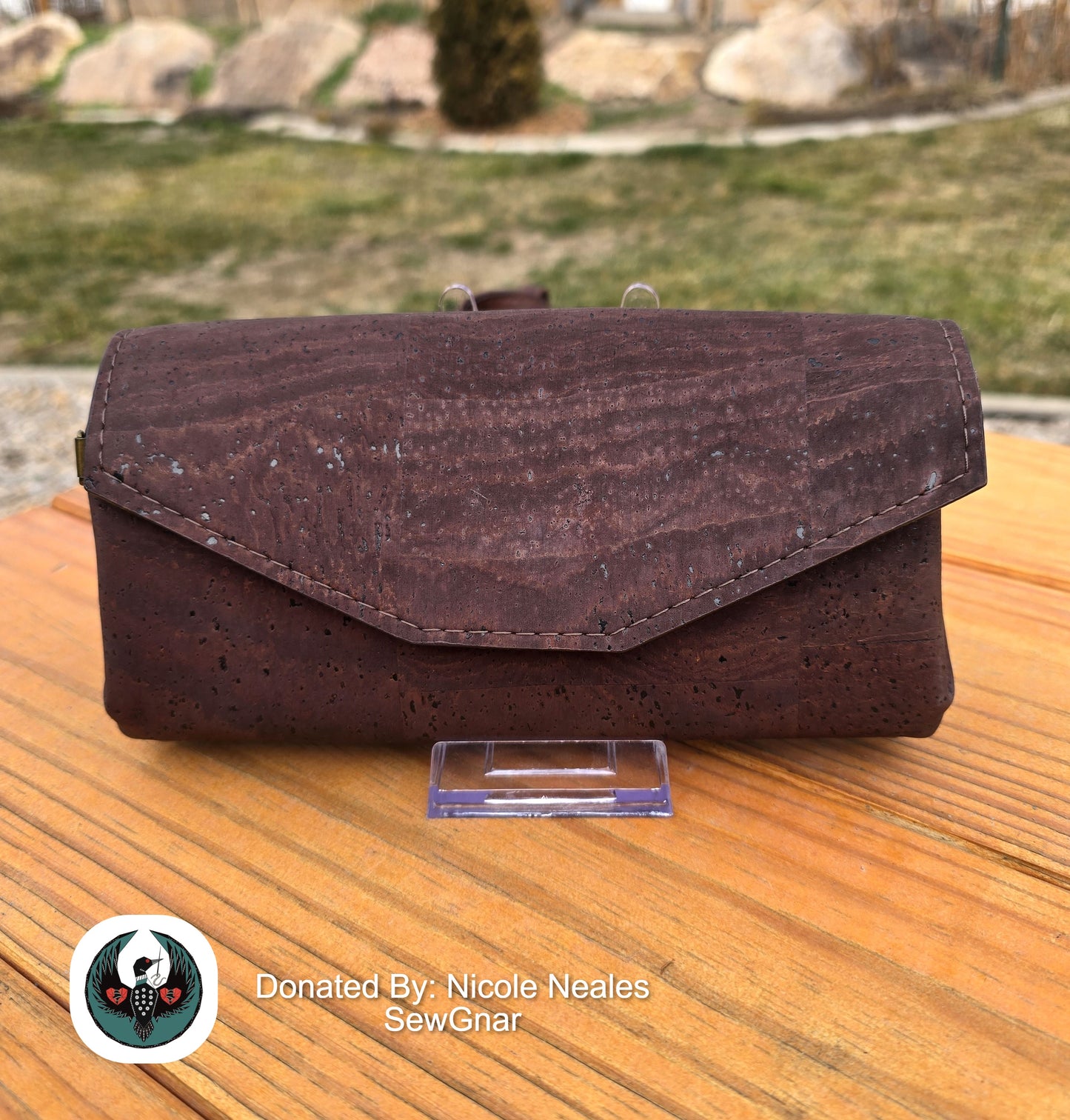 Brown Cork Necessary Clutch Wallet
