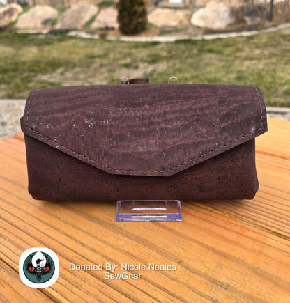 Brown Cork Necessary Clutch Wallet