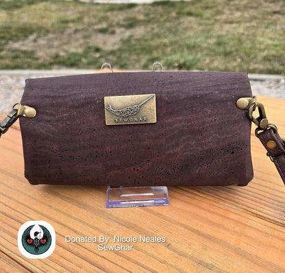 Brown Cork Necessary Clutch Wallet