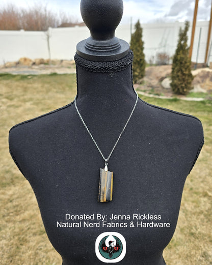 Tiger's Eye Statement Necklace