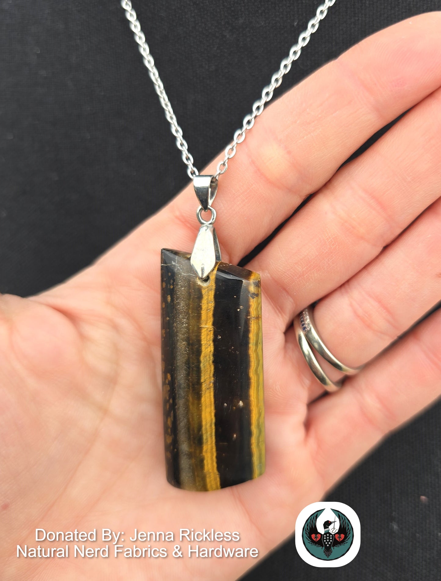 Tiger's Eye Statement Necklace