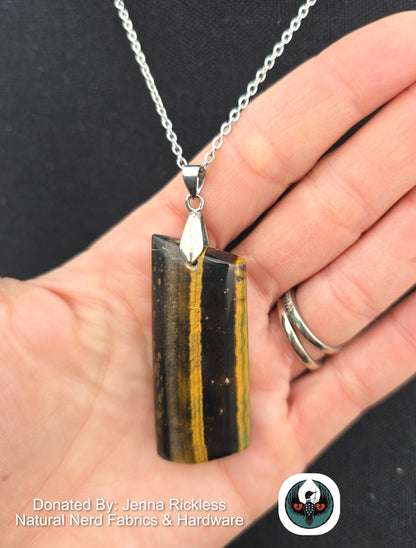 Tiger's Eye Statement Necklace