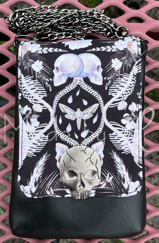 Entwined Skeletons Slim Crossbody