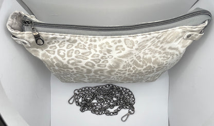 Snow Leopard Crossbody Bag